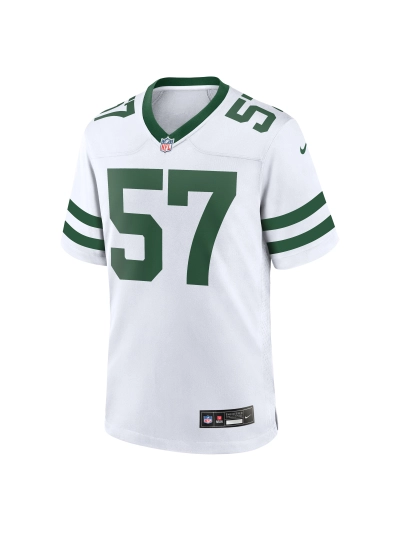 Men's New York Jets CJ Mosley Nike White Legacy Players Game Jersey 02