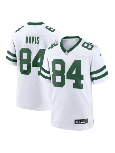 Men's New York Jets Corey Davis Nike White Legacy Players Game Jersey 01