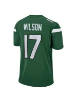 Men's New York Jets Garrett Wilson Nike Green Players Game Jersey