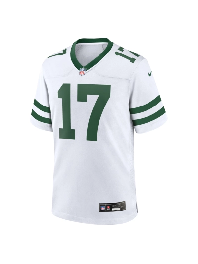 Men's New York Jets Garrett Wilson Nike White Player Jersey 02