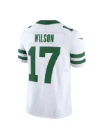 Men's New York Jets Garrett Wilson Nike White Vapor FUSE Limited Jersey