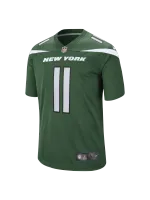Men's New York Jets Jermaine Johnson II Nike Gotham Green Game Jersey