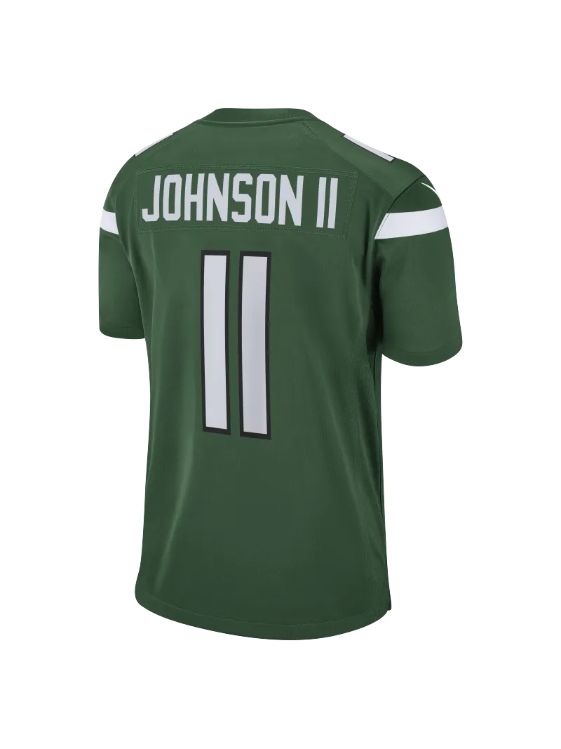 Men's New York Jets Jermaine Johnson II Nike Gotham Green Game Jersey