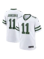Men's New York Jets Jermaine Johnson II Nike Spotlight White Alternate Game Jersey