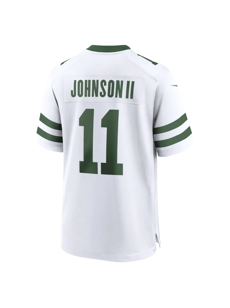 Men's New York Jets Jermaine Johnson II Nike Spotlight White Alternate Game Jersey