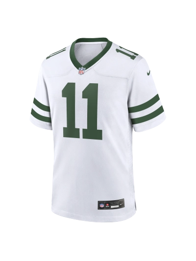 Men's New York Jets Jermaine Johnson II Nike Spotlight White Alternate Game Jersey 02