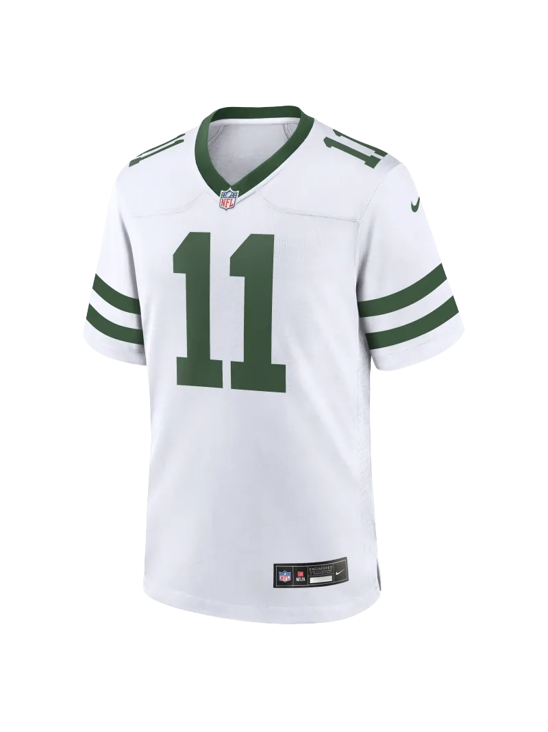 Men's New York Jets Jermaine Johnson II Nike Spotlight White Alternate Game Jersey