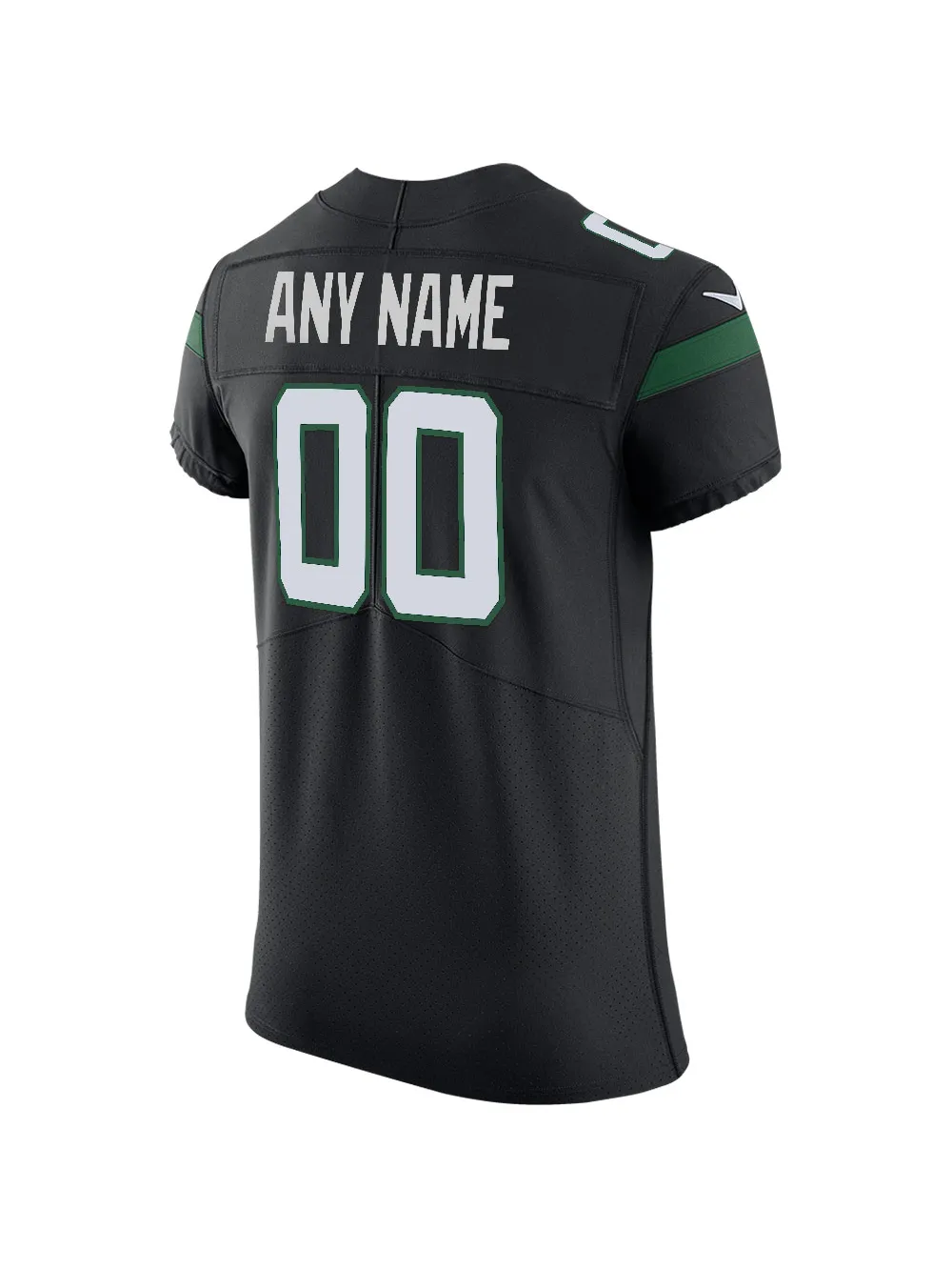 Men's New York Jets Nike Stealth Black Vapor Untouchable Elite Custom Jersey