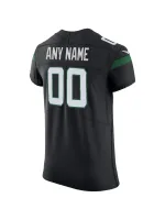 Men's New York Jets Nike Stealth Black Vapor Untouchable Elite Custom Jersey