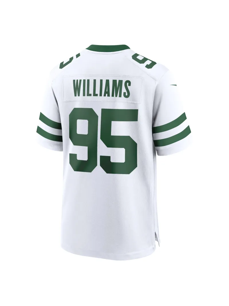 Men's New York Jets Quinnen Williams Nike White Legacy Players Game Jersey