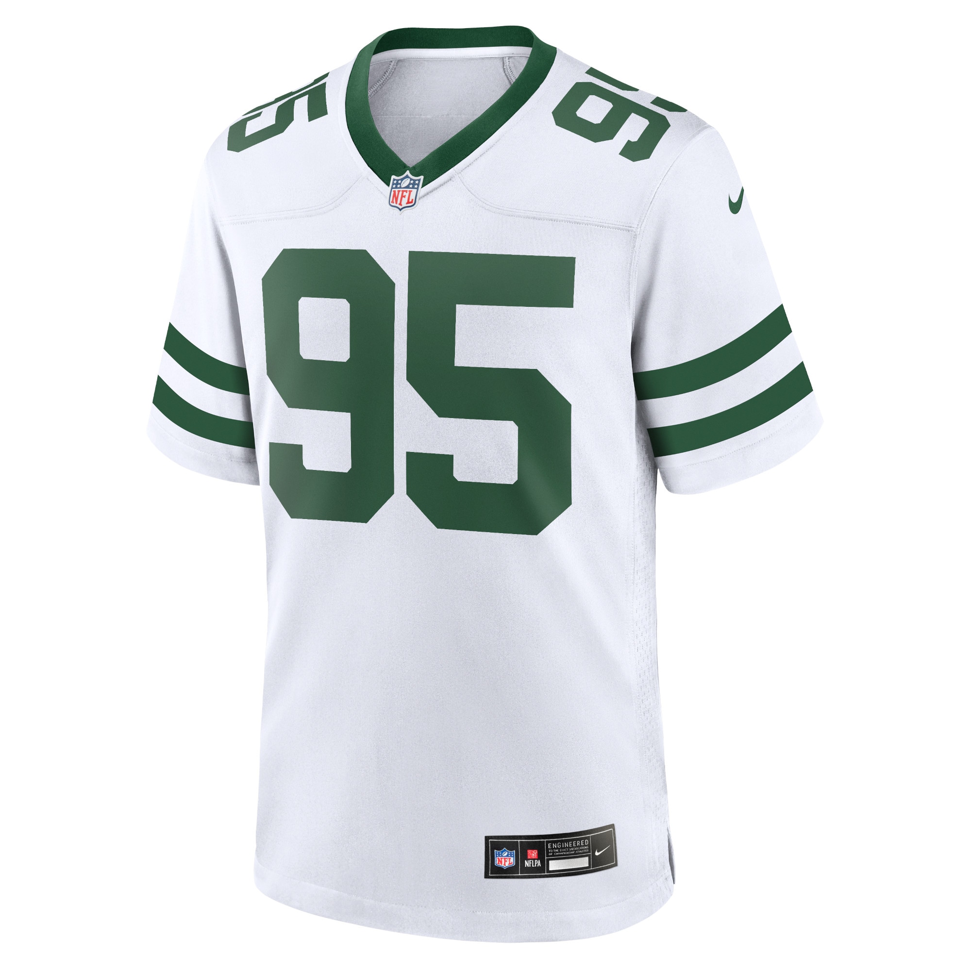 Men's New York Jets Quinnen Williams Nike White Legacy Players Game Jersey