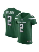 Men's New York Jets Zach Wilson Nike Gotham Green Game Jersey