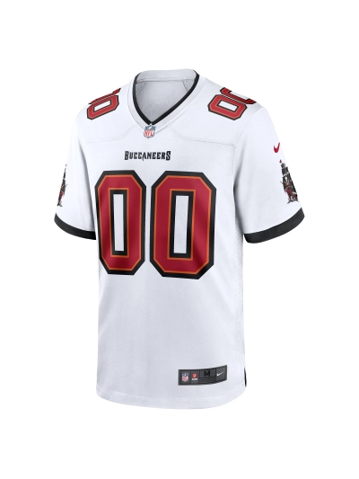 Men's Nike Tampa Bay Buccaneers White Custom Game Jersey 02