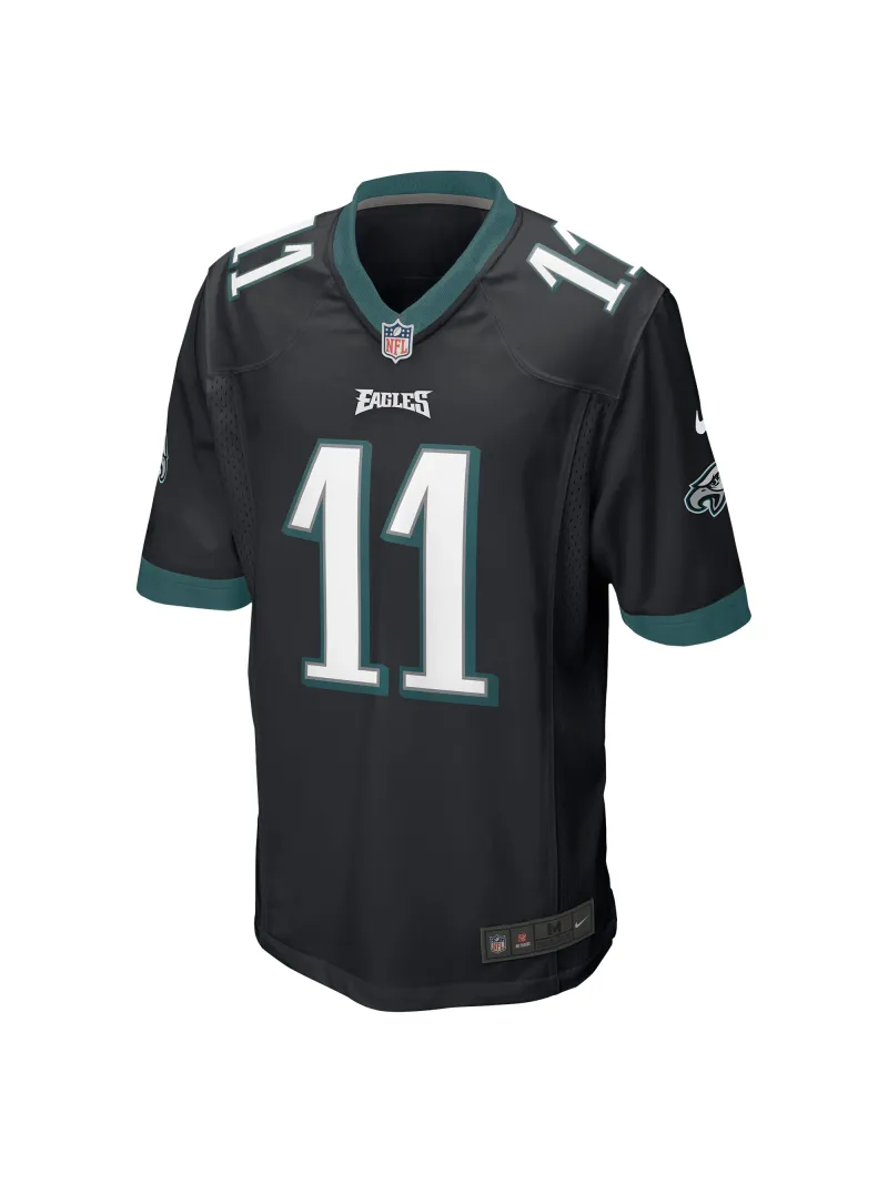 Men's Philadelphia Eagles AJ Brown Nike Black Game Jersey