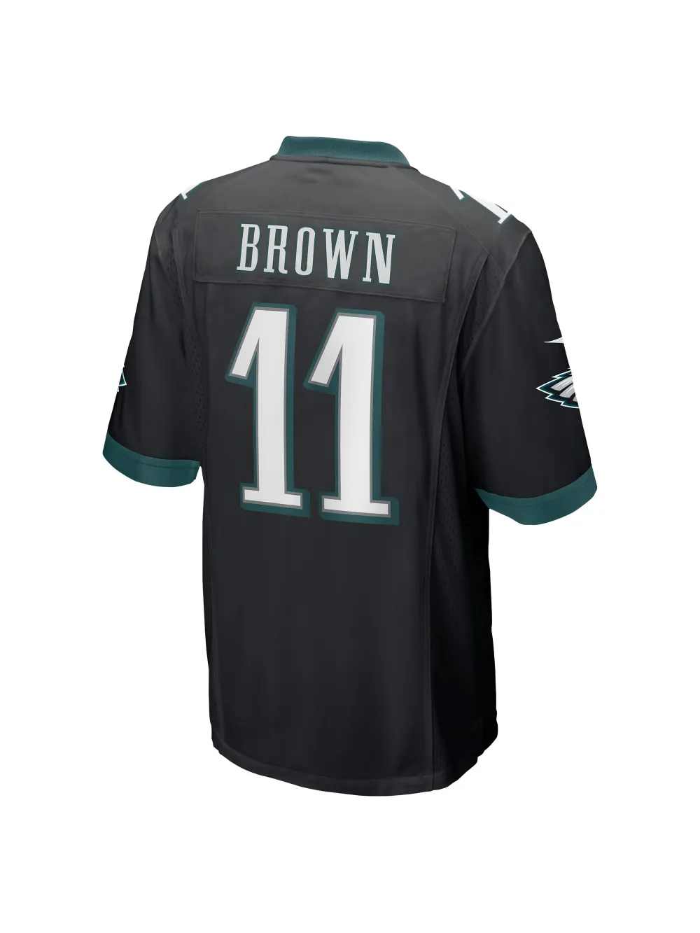 Men's Philadelphia Eagles AJ Brown Nike Black Game Jersey