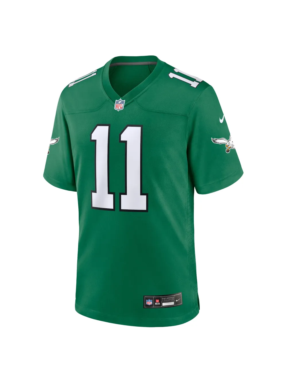 Men's Philadelphia Eagles AJ Brown Nike Kelly Green Reserve Jersey