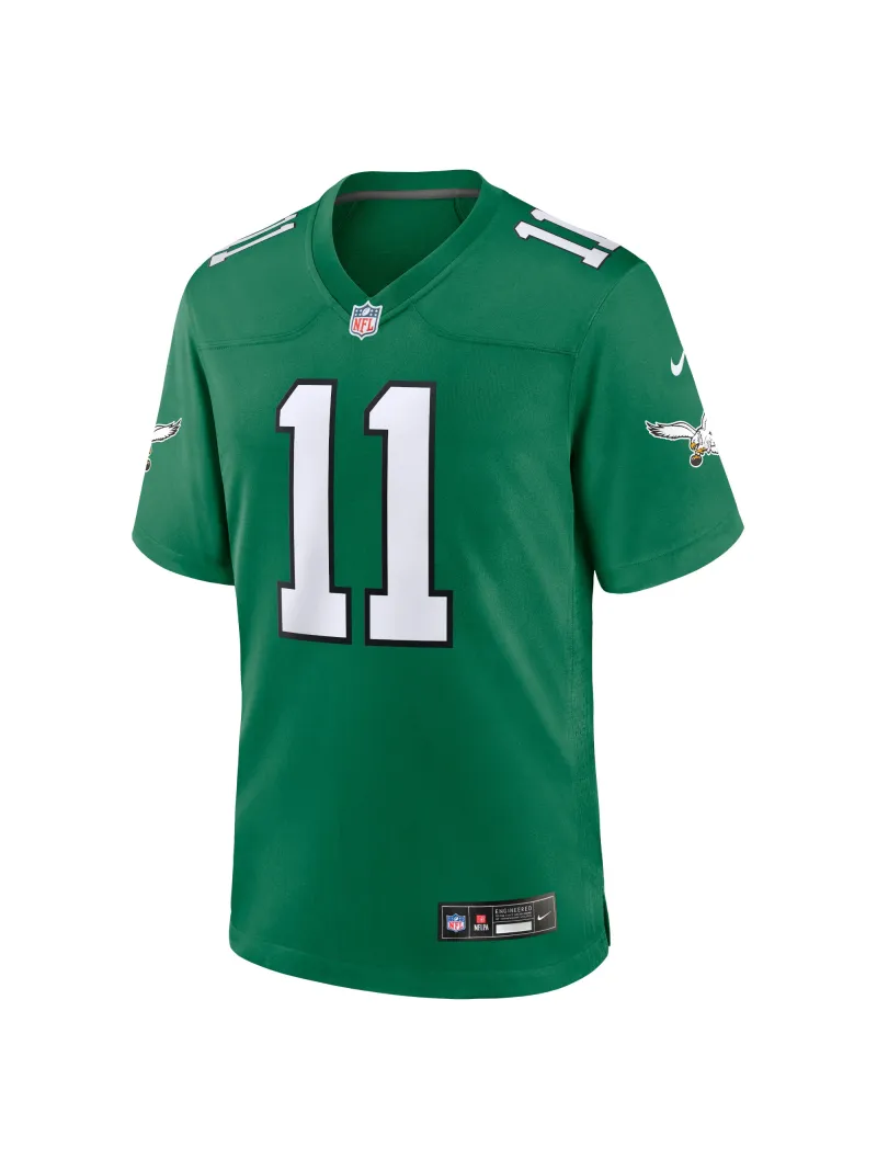 Men's Philadelphia Eagles AJ Brown Nike Kelly Green Reserve Jersey