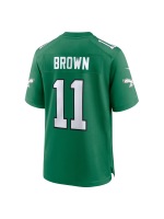 Men's Philadelphia Eagles AJ Brown Nike Kelly Green Reserve Jersey