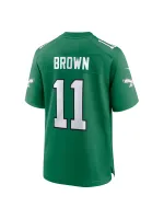 Men's Philadelphia Eagles AJ Brown Nike Kelly Green Reserve Jersey