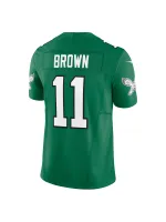Men's Philadelphia Eagles AJ Brown Nike Kelly Green Vapor FUSE Limited Jersey