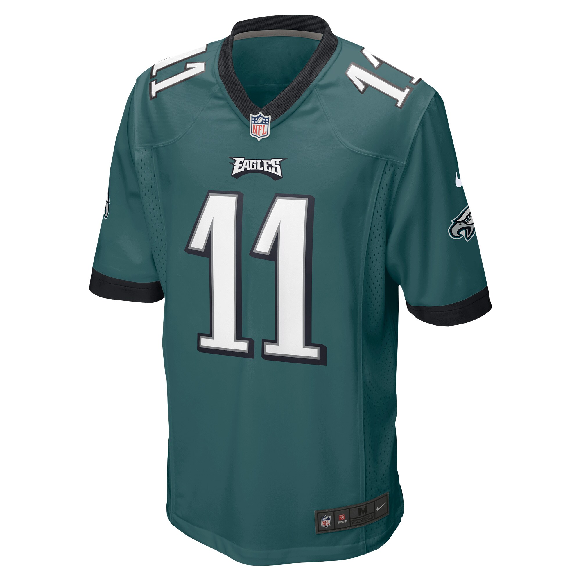 Men's Philadelphia Eagles AJ Brown Nike Midnight Green Players Game Jersey