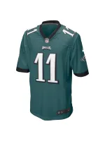 Men's Philadelphia Eagles AJ Brown Nike Midnight Green Players Game Jersey