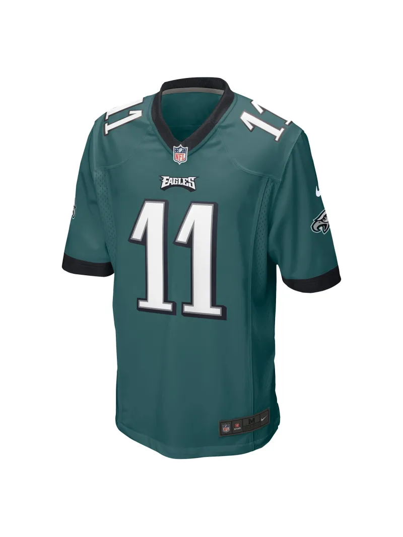 Men's Philadelphia Eagles AJ Brown Nike Midnight Green Players Game Jersey