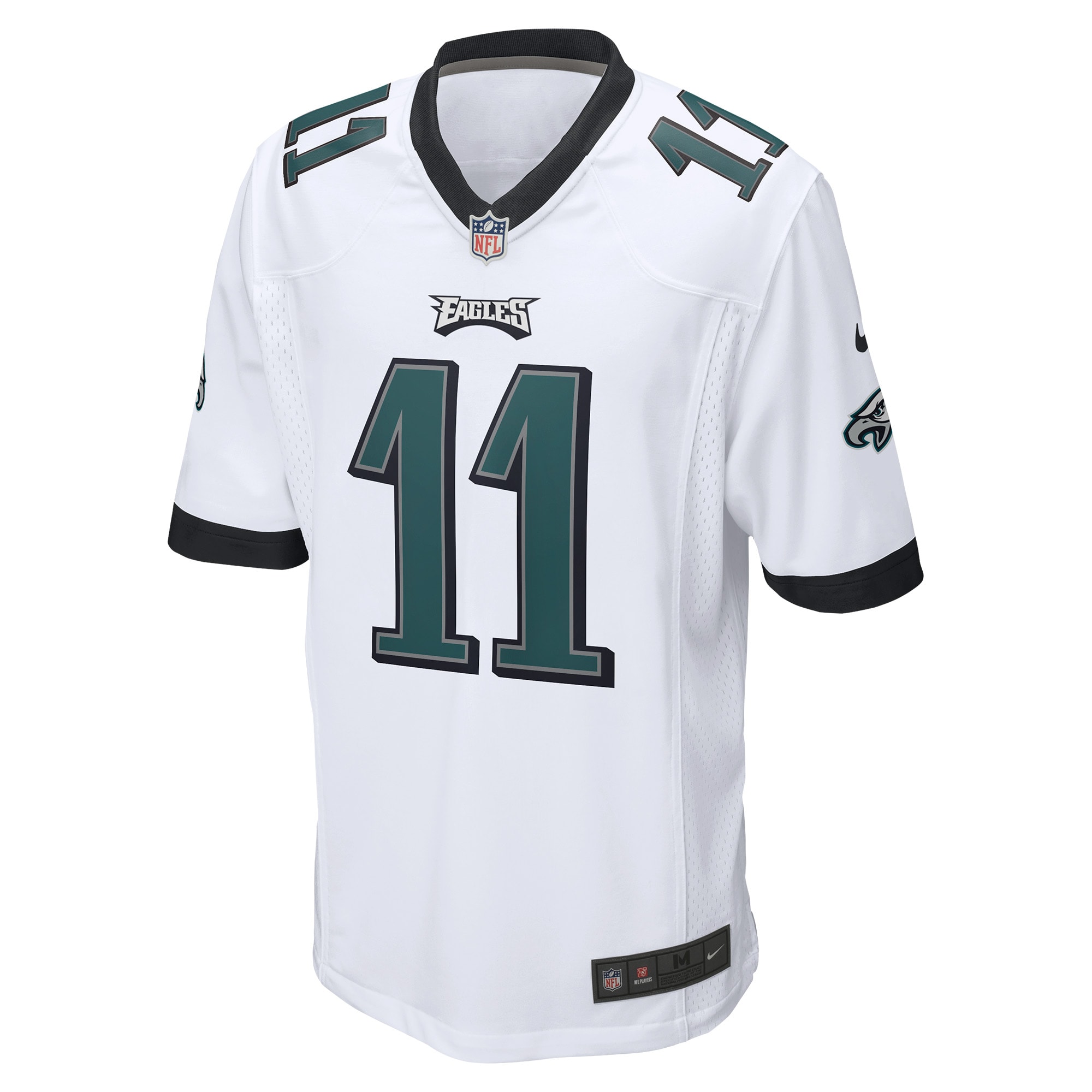 Men's Philadelphia Eagles AJ Brown Nike White Game Jersey