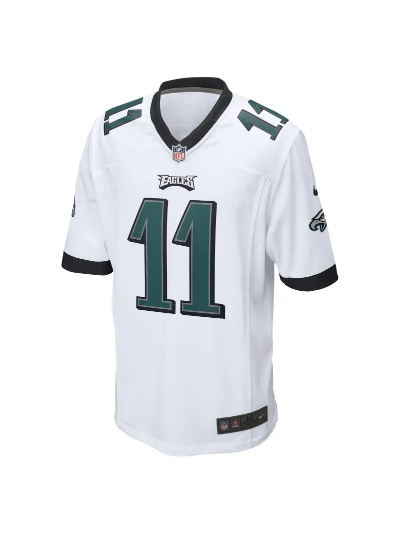 Men's Philadelphia Eagles AJ Brown Nike White Game Jersey