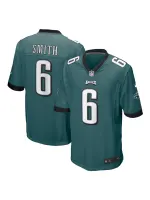 Men's Philadelphia Eagles DeVonta Smith Nike Midnight Green Players Game Jersey