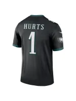 Men's Philadelphia Eagles Jalen Hurts Nike Black Legends Jersey