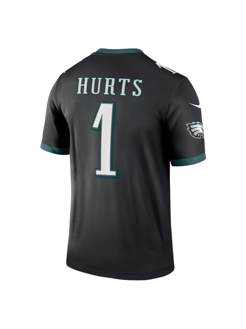 Men's Philadelphia Eagles Jalen Hurts Nike Black Legends Jersey