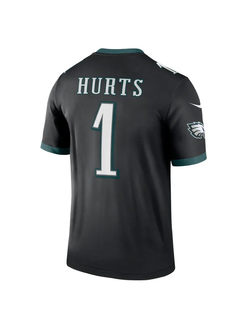 Men's Philadelphia Eagles Jalen Hurts Nike Black Legends Jersey