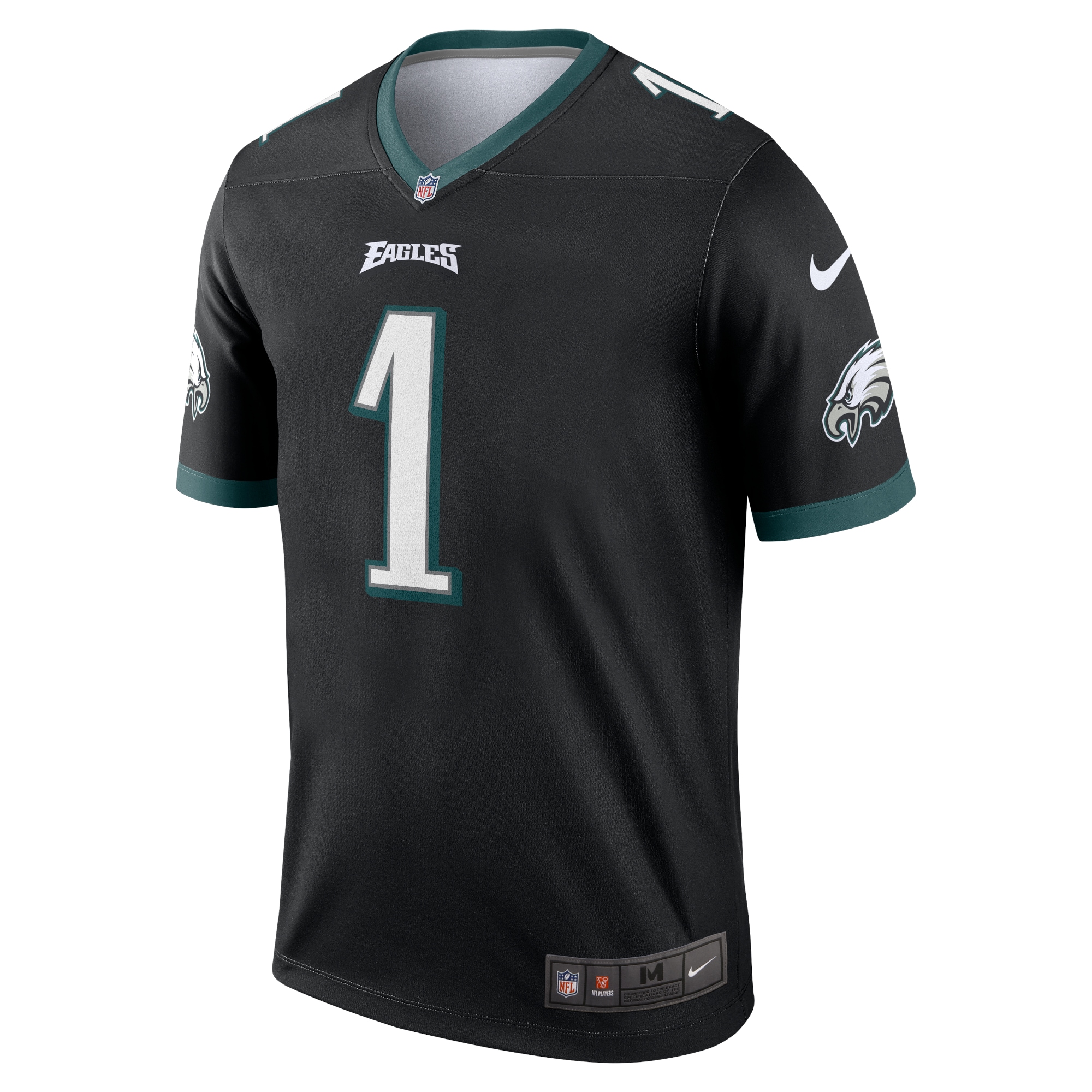 Men's Philadelphia Eagles Jalen Hurts Nike Black Legends Jersey