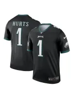 Men's Philadelphia Eagles Jalen Hurts Nike Black Legends Jersey