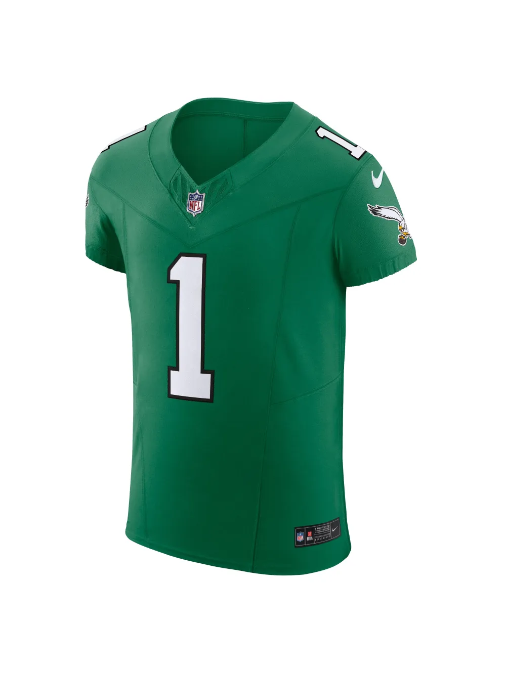 Men's Philadelphia Eagles Jalen Hurts Nike Kelly Green Alternate Vapor FUSE Elite Jersey