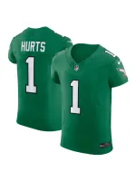 Men's Philadelphia Eagles Jalen Hurts Nike Kelly Green Alternate Vapor FUSE Elite Jersey