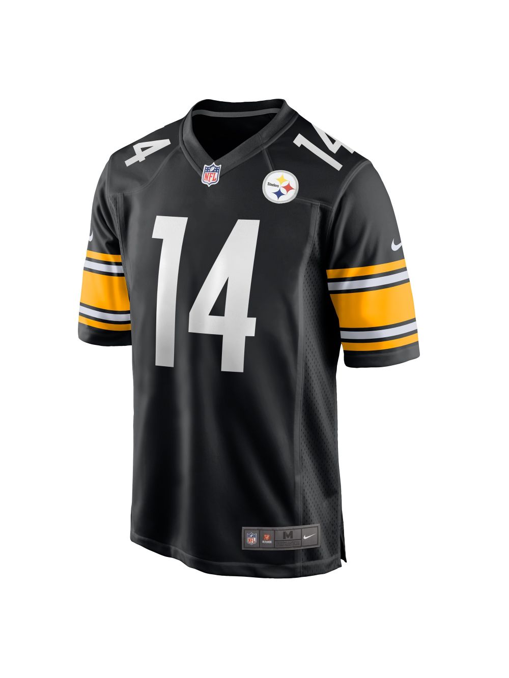 Men's Pittsburgh Steelers George Pickens Nike Black Player Jersey