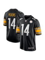 Men's Pittsburgh Steelers George Pickens Nike Black Player Jersey