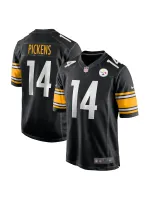 Men's Pittsburgh Steelers George Pickens Nike Black Player Jersey