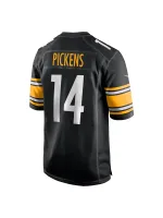 Men's Pittsburgh Steelers George Pickens Nike Black Player Jersey