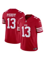 Men's San Francisco 49ers Brock Purdy Nike Scarlet Vapor FUSE Limited Jersey