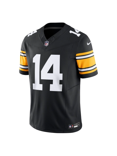 Men's Pittsburgh Steelers George Pickens Nike Black Vapor FUSE Limited Jersey 02