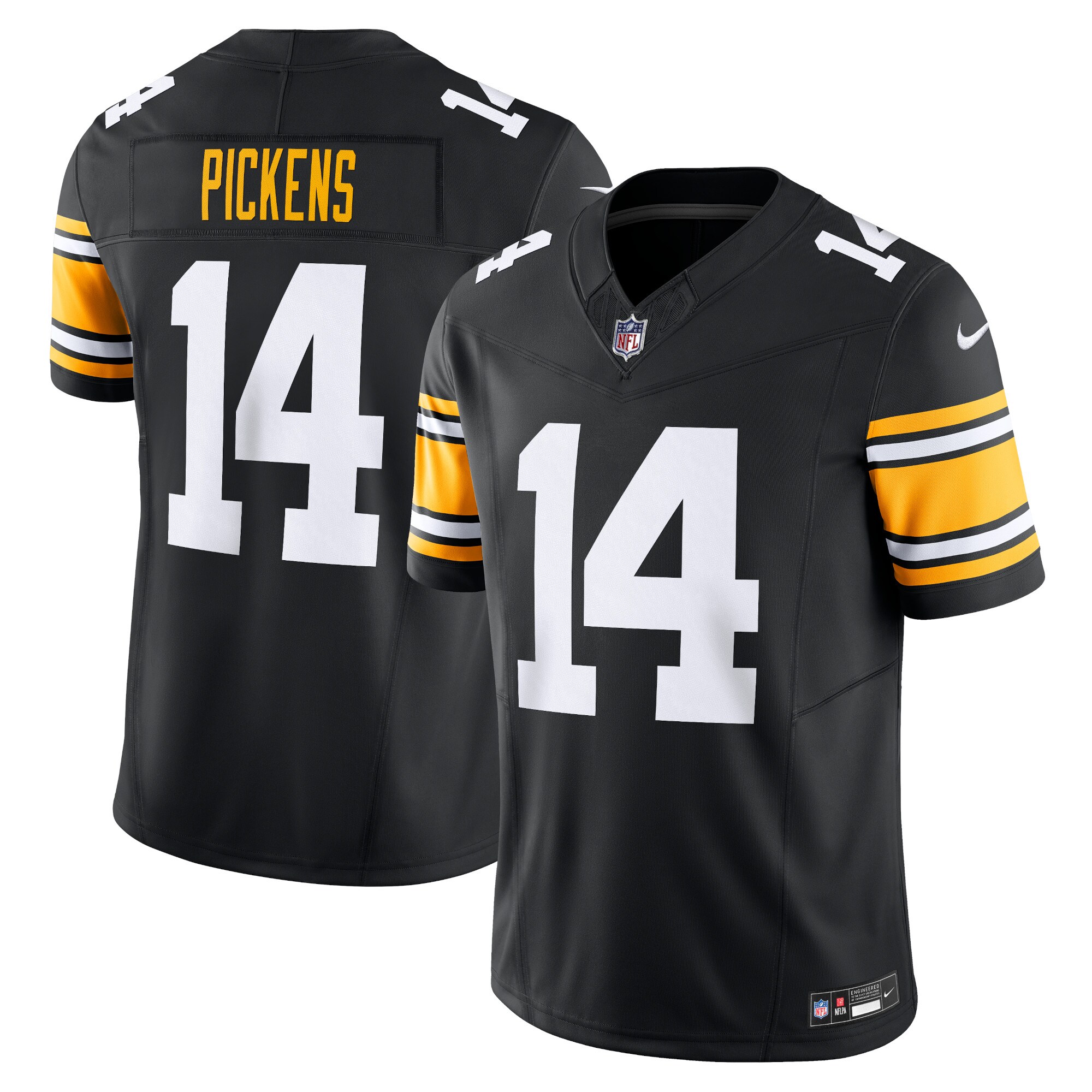 Men's Pittsburgh Steelers George Pickens Nike Black Vapor FUSE Limited Jersey