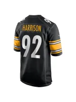 Men's Pittsburgh Steelers James Harrison Nike Black Retired Game Jersey