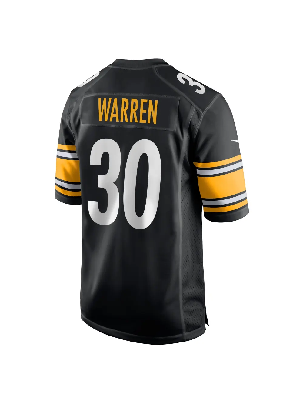 Men's Pittsburgh Steelers Jaylen Warren Nike Black Player Jersey