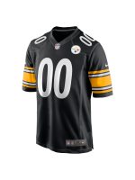 Men's Pittsburgh Steelers Justin Fields Nike Black Players Jersey