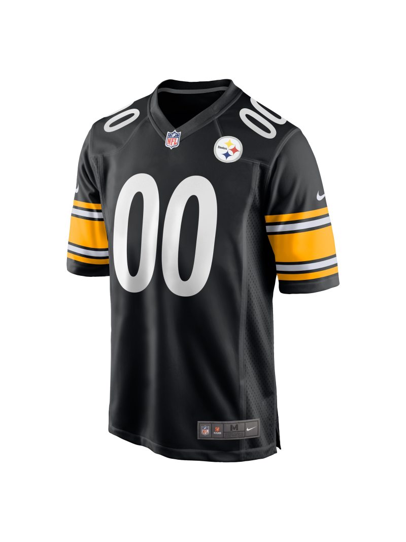 Men's Pittsburgh Steelers Justin Fields Nike Black Players Jersey