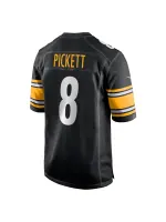 Men's Pittsburgh Steelers Kenny Pickett Nike Black Players Game Jersey