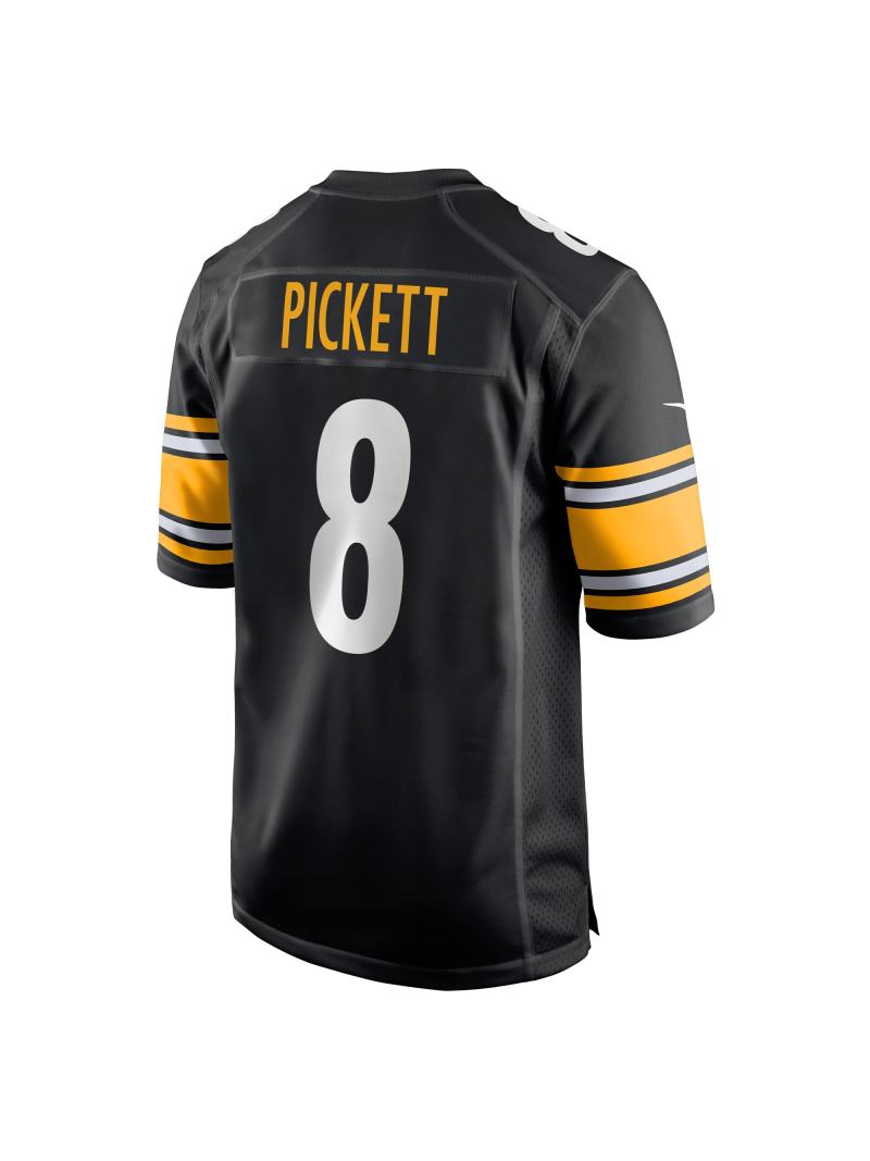 Men's Pittsburgh Steelers Kenny Pickett Nike Black Players Game Jersey